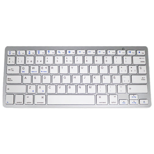 Teclado Slim Bluetooth PC / Tablet COOL Blanco (Español)