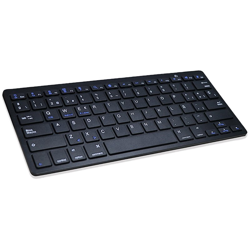 Teclado Slim Bluetooth PC / Tablet COOL Negro (Español)
